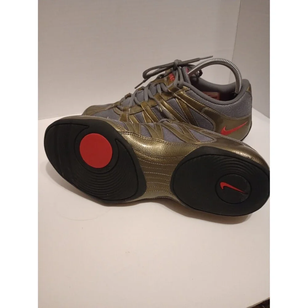 Nike Musique IV Cheer/Dance Shoe - Grey/Olive/Pink - Sz 8.5 (324751-063)